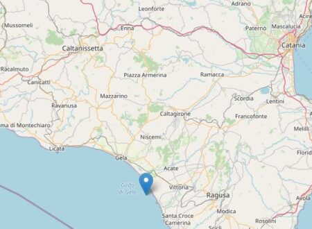 Forte scossa di terremoto Nella costa  Ragusana di magnitudo 4.4